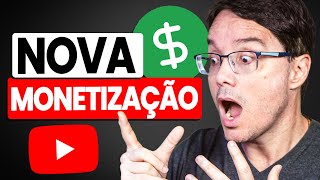 MUDANÇA NO YOUTUBE NOVA MONETIZAÇÃO FICA MAIS FÁCIL [upl. by Thorwald]