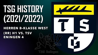 TSG HISTORY  Herren1 gegen TSV Eningen 4 BKlasse Rückrunde Saison 20212022 [upl. by Samp376]