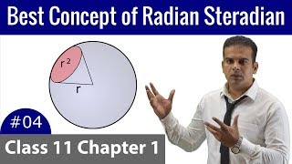 Supplementary Units  Radian And Steradian In Physics Hindi  Urdu  Physics Class 11 Chapter 1 [upl. by Saihttam]