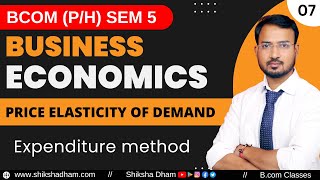 Expenditure method  Part 7  Business Economics for bcom  By Anand sir [upl. by Latouche]