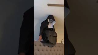 Scary Conjuring Nun prank on my husband Tiktok Destene and Brandon scary conjuring prank shorts [upl. by Ervin463]