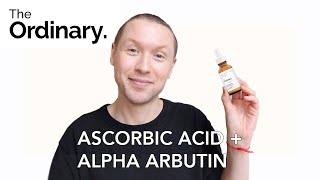 The Ordinary Ascorbic Acid 8  Alpha Arbutin 2 Review  Before And After [upl. by Nylazor]