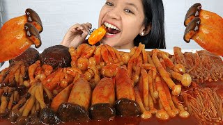 MUKBANG BERBAGAI MACAM JAMUR SAOS SAMYANG SUPER PEDAS❗ [upl. by Ode]