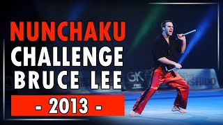 Nunchaku Freestyle Paris Bercy 2013  Challenge Bruce Lee [upl. by Derreg]