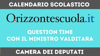 Calendario scolastico da riformare Il ministro Valditara risponde a due interrogazioni parlamentari [upl. by Teufert]