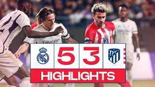 Highlights  Real Madrid 53 Atlético de Madrid [upl. by Placidia]