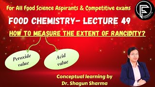 How to measure the extent of rancidity of fats amp oils What are Peroxide amp Acid values [upl. by Moise]