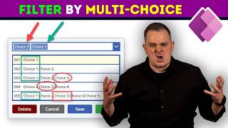 Power Apps Tutorial MultiSelect Combo Box Gallery Filter StepbyStep Guide [upl. by Gusba]