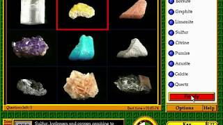 Geosafari Rocks amp Minerals 1997 PC Gameplay DOS [upl. by Laohcin269]