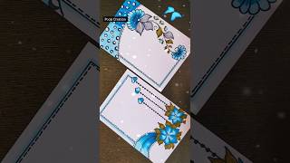 How To Draw Flower 🌷Project Work DesignsBorder DesignFile Decoration Ideas shorts art [upl. by Llywellyn]