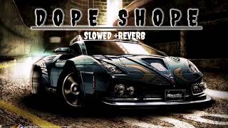 Dope Shope Slowed  Reverb   International Yo Yo Honey Singh Deep Money [upl. by Aiouqes527]