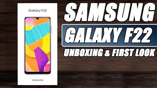 Samsung Galaxy F22 Unboxing Specifications First Look Launch in India and Price 12499 [upl. by Ellennaj]