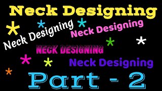 Neck Designing for Embroidery in Tamil  Part  2 [upl. by Tine]