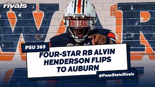 Instant Reaction to RB Alvin Henderson flipping to Auburn  PennState Nittany Lions Football [upl. by Jedlicka]