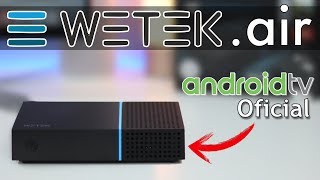 Wetek Air el AndroidTV Oficial con SATÉLITE y TDT  Primeras Impresiones [upl. by Aleuname]