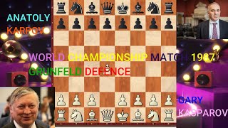 A KARPOV Vs G KASPAROV WORLD CHAMPIONSHIP MATCH 1987 11TH GAME [upl. by Jelsma935]