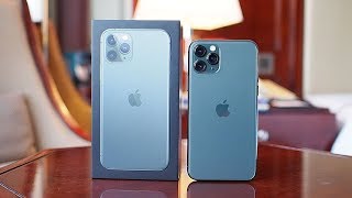 Unboxing IPHONE 11 PRO Midnight Green Indonesia [upl. by Lednyk]