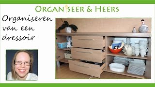 Organiseren van een dressoir [upl. by Berner]