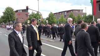 Schützenfest in NeussGrimlinghausen 13082023 Der Oberst meldet das Regiment an SM [upl. by Iadam230]