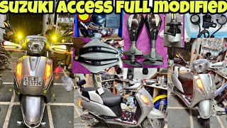 suzuki access 125 modified  access 125 modification [upl. by Limoli392]