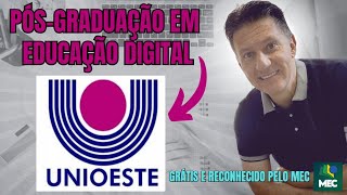 PÓSGRADUAÇÃO EM EDUCAÇÃO DIGITAL VEJA PORQUE ESSE CURSO PODE MUDAR SUA VIDA [upl. by Haggerty]