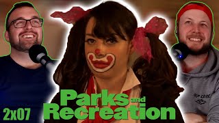 PARKS AND RECREATION 2x07 Reaction GREG PIKITIS [upl. by Epolulot]