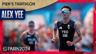 Yee DROPS THE HAMMER surges past Wilde in final moments of triathlon  Paris Olympics  NBC Sports [upl. by Nnylanna]