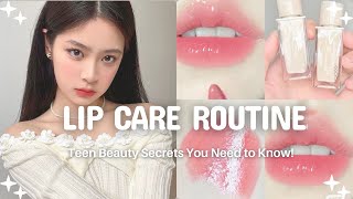 How to Get Soft Plump Lips Lip Care for Teens₊✩‧₊˚🖇️💄💋₊✩‧₊ [upl. by Kain302]