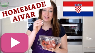 CROATIAN AJVAR Recipe  Pepper Caviar [upl. by Tierza270]