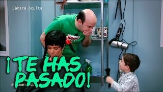 Cámara oculta de niños en El Hormiguero Niños peluqueros Adiós trenzas [upl. by Ahsenahs]