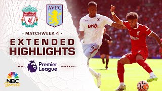 Liverpool v Aston Villa  PREMIER LEAGUE HIGHLIGHTS  932023  NBC Sports [upl. by Ellehc491]