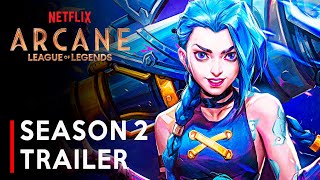 Arcane Season 2  SEASON 2 PROMO TRAILER  Netflix  arcane season 2 trailer [upl. by Beaver463]