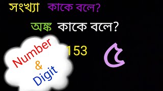 Number and Digit  সংখ্যা ও অঙ্ক । সংখ্যা কাকে বলে   অঙ্ক কাকে বলে [upl. by Avilys465]