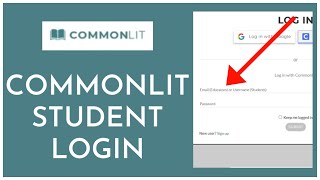 CommonLit Login How to Login to CommonLit Student Portal Account 2023 [upl. by Atilam16]