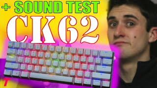 Motospeed CK62 Keyboard Review  Sound Test  WHY Would You Buy This Outemu Red Switch Test [upl. by Afatsum]