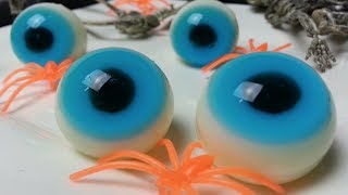 HOW TO MAKE GUMMYJELLO EYEBALLS [upl. by Weintrob213]