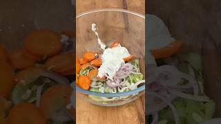 😍🥗 Healthy Salad for Weight Loss ✅💯 shorts weightloss rehnaimiya [upl. by Hannus]