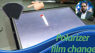 19 Inch panel polarizer film change in bangla tutorial [upl. by Aileduab579]