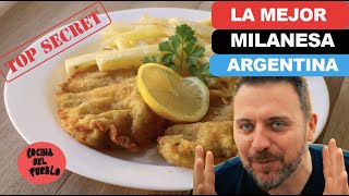 El Secreto de la Mejor Milanesa de Carne Argentina 🇦🇷 [upl. by Ybor]