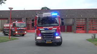 TS 012932 en HA 013083 012982 Winschoten met spoed naar een natuurbrand in Scheemda [upl. by Eartha]