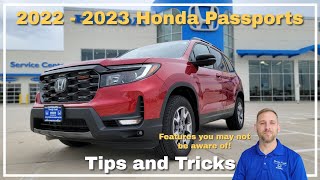 2022  2023 Honda Passport Tips and Tricks  Hidden Features the salesperson may forget to share [upl. by Akili]