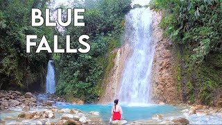 Cataratas Las Gemelas Blue Falls in Bajos Del Toro Costa Rica  Waterfall Hikes [upl. by Yarised]