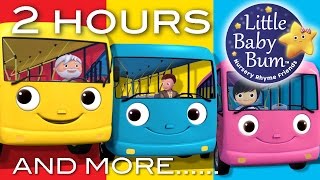 Wheels On The Bus  More  Nursery Rhymes for Babies by LittleBabyBum [upl. by Ned290]