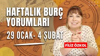 FİLİZ ÖZKOL İLE HAFTALIK BURÇ YORUMLARI  29 OCAK  4 ŞUBAT 2024 [upl. by Trella]