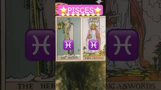 PISCES ♓️ TODAYS TAROT shorts love motivation entertainment inspiration tarot spirituality [upl. by Atteynot]