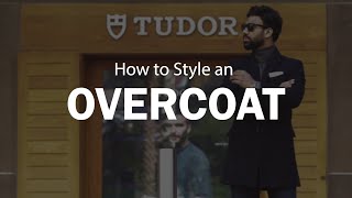 How to Style an Overcoat  Wearing Navy Overcoat  Overcoat for Fall amp Winter [upl. by Akiret]