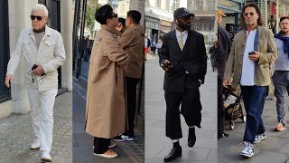 Mens Street Fashion Trends 2024 What Men Are Wearing on the Streets in London [upl. by Tifanie]