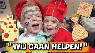 SiNTERKLAAS CADEAUTJES iNPAKKEN 🎁  Bellinga Familie Vloggers 1199 [upl. by Schmitz882]