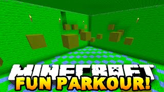 Minecraft FUN PARKOUR Fun Parkour Map wPrestonPlayz amp Lachlan [upl. by Neeliak227]