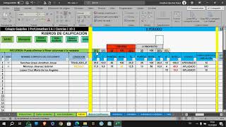 PASO 3 RUBROS DE CALIFICACION [upl. by Nosreh]